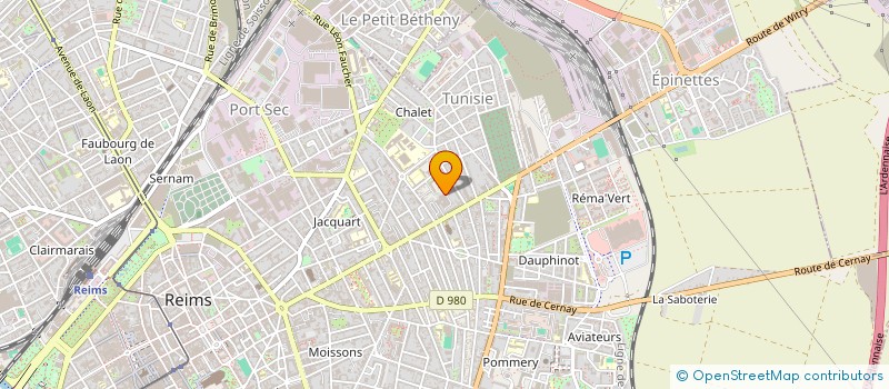 localisation de l'entreprise MADAME OCEANE MAGNIER  REIMS
