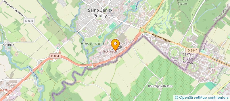 localisation de l'entreprise MADAME OCEANE MAGNY  SAINT-GENIS-POUILLY