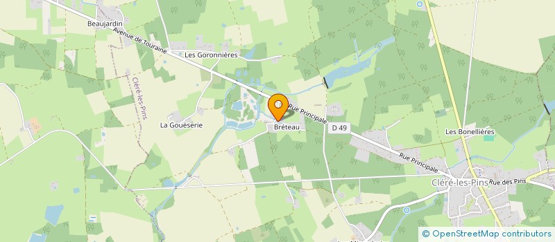 localisation de l'entreprise MADAME OCEANE MAILLET  CLERE-LES-PINS