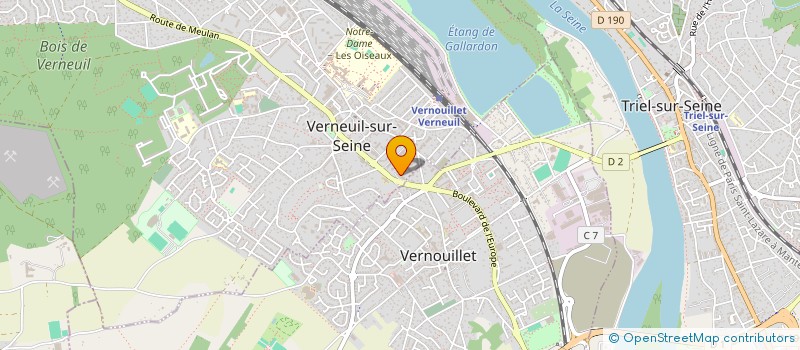 localisation de l'entreprise MADAME OCEANE MAILLOT à VERNEUIL-SUR-SEINE