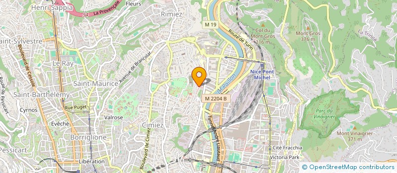 localisation de l'entreprise MADAME OCEANE MALOSSI  NICE