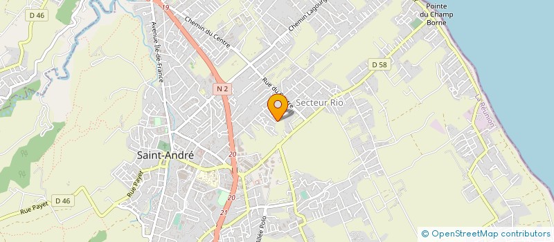 localisation de l'entreprise MADAME OCEANE MARTIN  SAINT-ANDRE