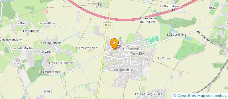 localisation de l'entreprise MADAME OCEANE MARVIN  CHANCEAUX-SUR-CHOISILLE