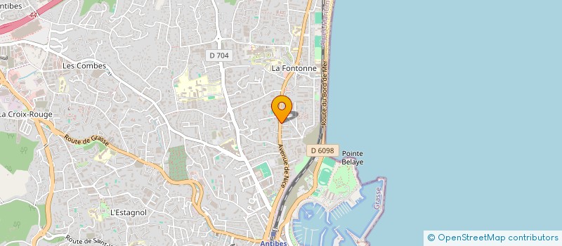 localisation de l'entreprise MADAME OCEANE MASSON  ANTIBES