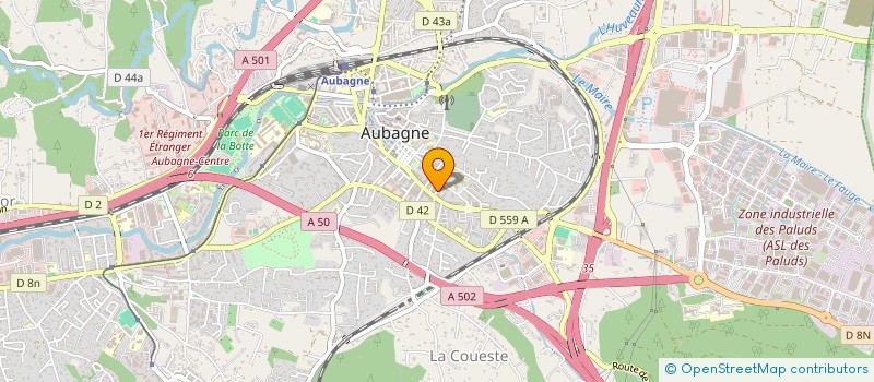 localisation de l'entreprise MADAME OCEANE MAURIAUD  ROQUEVAIRE