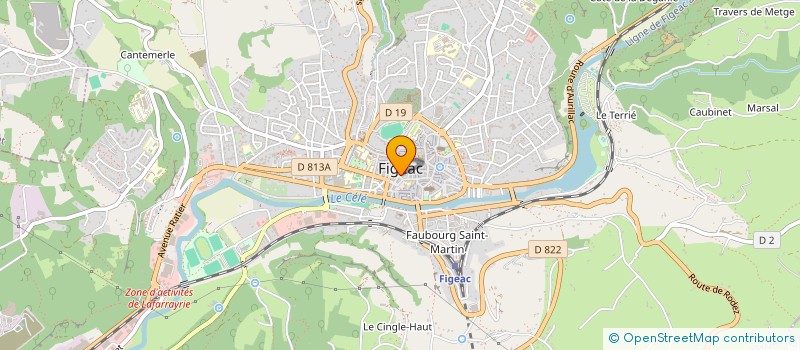 localisation de l'entreprise MADAME OCEANE MAURUC  FIGEAC