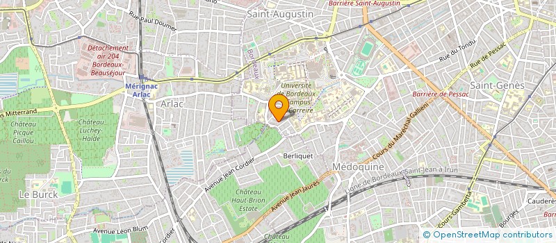 localisation de l'entreprise MADAME OCEANE MEABURN à BORDEAUX