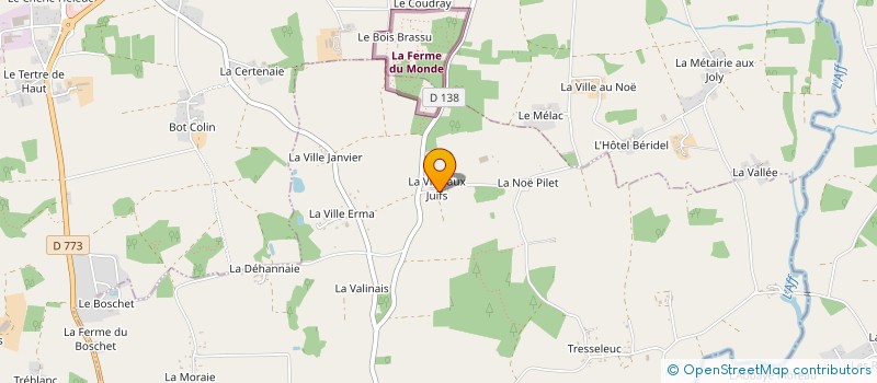 localisation de l'entreprise MADAME OCEANE MEHAT  LA GACILLY