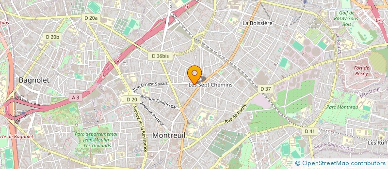 localisation de l'entreprise MADAME OCEANE MEKLEMBERG à MONTREUIL