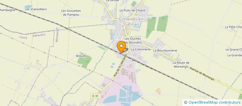 localisation de l'entreprise MADAME OCEANE MERGER à CORBEILLES