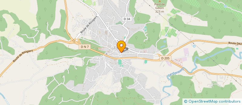 localisation de l'entreprise MADAME OCEANE MIROT  TOURVES