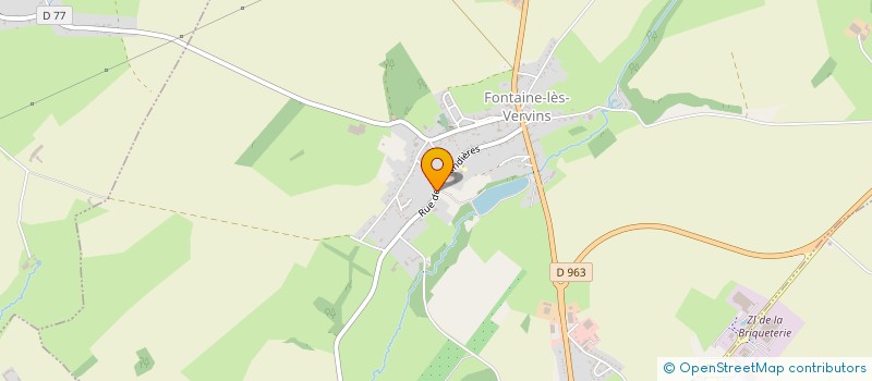 localisation de l'entreprise MADAME OCEANE MONART  FONTAINE-LES-VERVINS