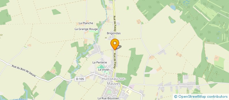 localisation de l'entreprise MADAME OCEANE MONTEIRO CARRICO  HUISSEAU-SUR-MAUVES