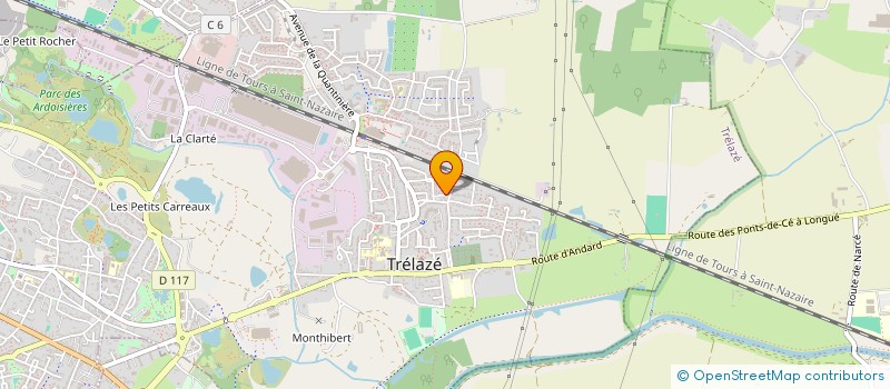 localisation de l'entreprise MADAME OCEANE MOREAU  TRELAZE