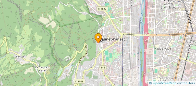 localisation de l'entreprise MADAME OCEANE MOREL  SEYSSINET-PARISET