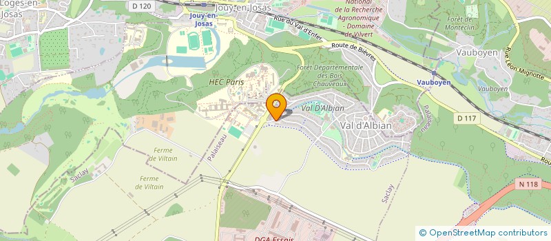 localisation de l'entreprise MADAME OCEANE MOULON  SACLAY