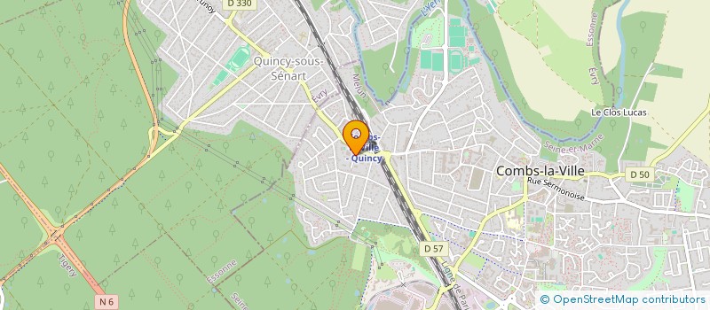 localisation de l'entreprise MADAME OCEANE MOURJAN  COMBS-LA-VILLE