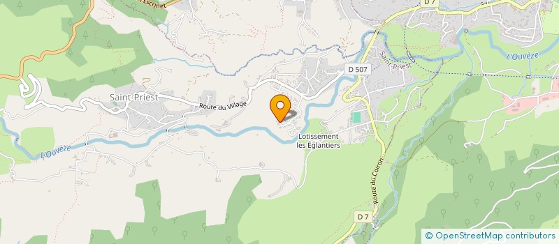 localisation de l'entreprise MADAME OCEANE MOUTON  SAINT-PRIEST