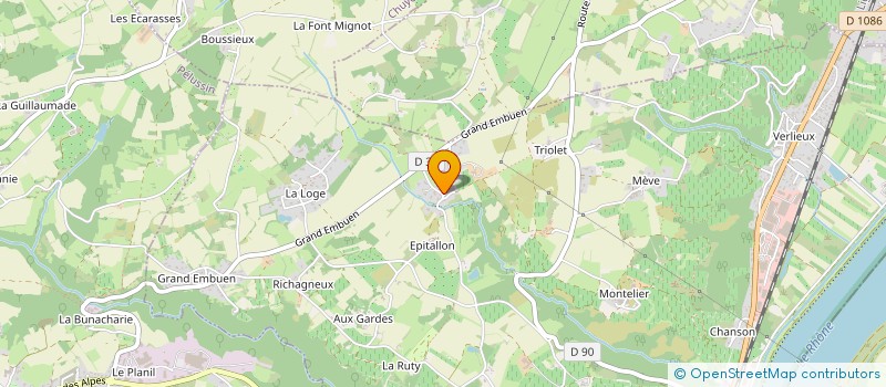 localisation de l'entreprise MADAME OCEANE MOUTOT  CHAVANAY