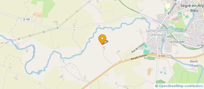 localisation de l'entreprise MADAME OCEANE NAJHI  SEGRE-EN-ANJOU BLEU