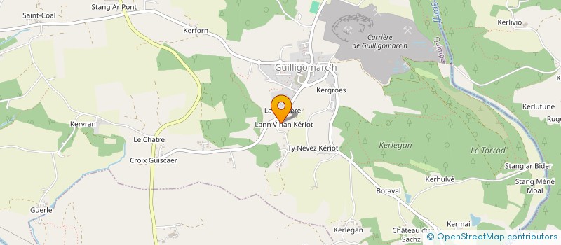 localisation de l'entreprise MADAME OCEANE NUIAOUET  GUILLIGOMARC'H