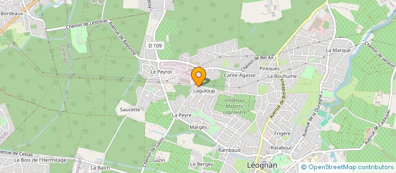 localisation de l'entreprise MADAME OCEANE OLIVEIRA MARTINS  LEOGNAN