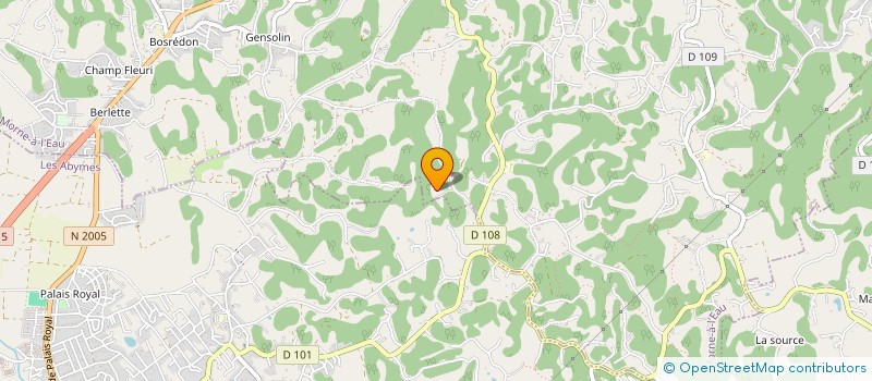 localisation de l'entreprise MADAME OCEANE OLLIEROU  MORNE A L'EAU