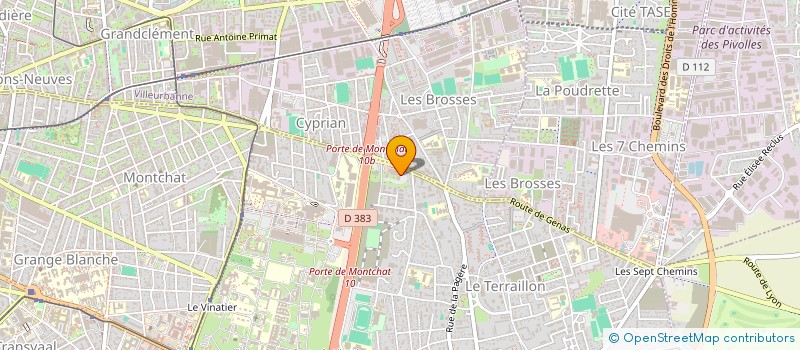 localisation de l'entreprise MADAME OCEANE PARRAVANO  BRON