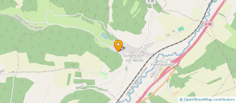 localisation de l'entreprise MADAME OCEANE PECHEUX  GUIGNICOURT SUR VENCE