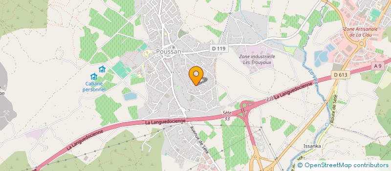 localisation de l'entreprise MADAME OCEANE PEGARD-XUEREB  POUSSAN