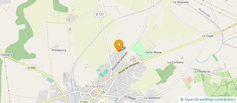 localisation de l'entreprise MADAME OCEANE PESTELLE  BRICQUEBEC-EN-COTENTIN