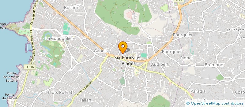 localisation de l'entreprise MADAME OCEANE PETILLON  SIX-FOURS-LES-PLAGES