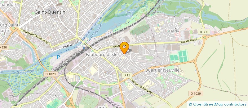 localisation de l'entreprise MADAME OCEANE PETIT  SAINT-QUENTIN