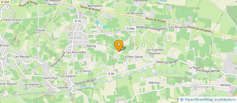 localisation de l'entreprise MADAME OCEANE PETITJEAN  GLEIZE
