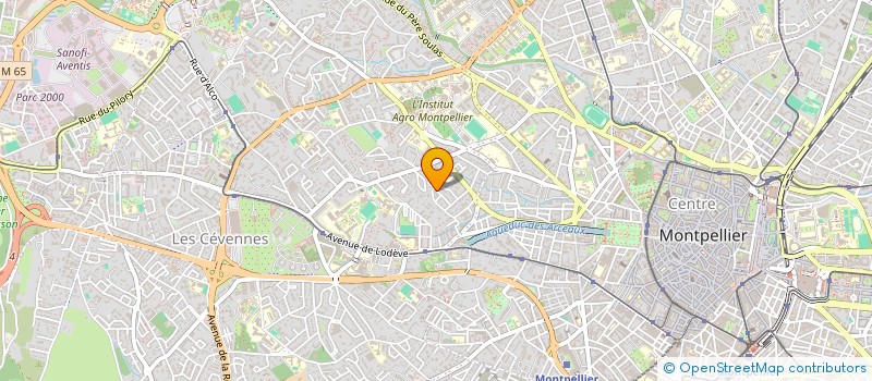 localisation de l'entreprise MADAME OCEANE PEYREGNE à MONTPELLIER