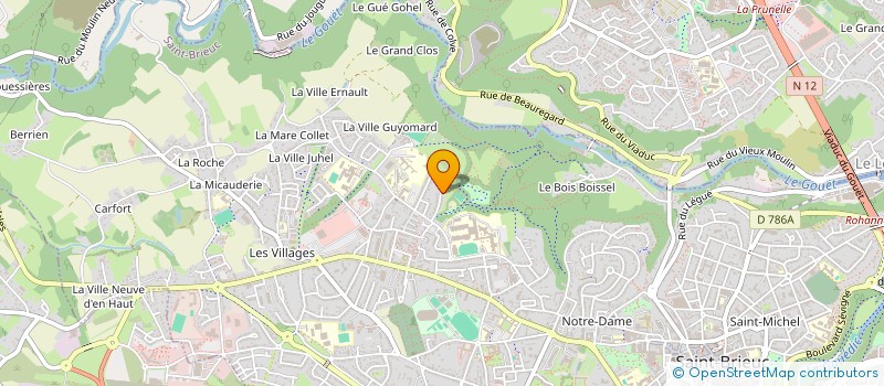 localisation de l'entreprise MADAME OCEANE PHILIPPE  SAINT-BRIEUC