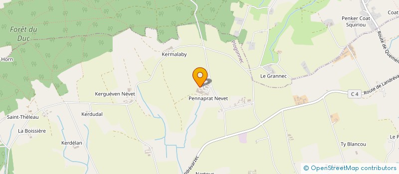 localisation de l'entreprise MADAME OCEANE PICQUETTE  PLOGONNEC