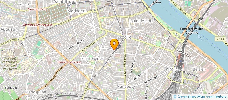 localisation de l'entreprise MADAME OCEANE PITEL-MARIE  BORDEAUX