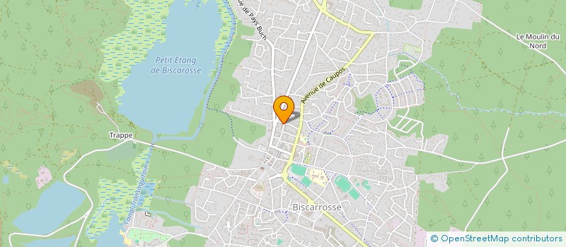 localisation de l'entreprise MADAME OCEANE PLAWINSKI  BISCARROSSE