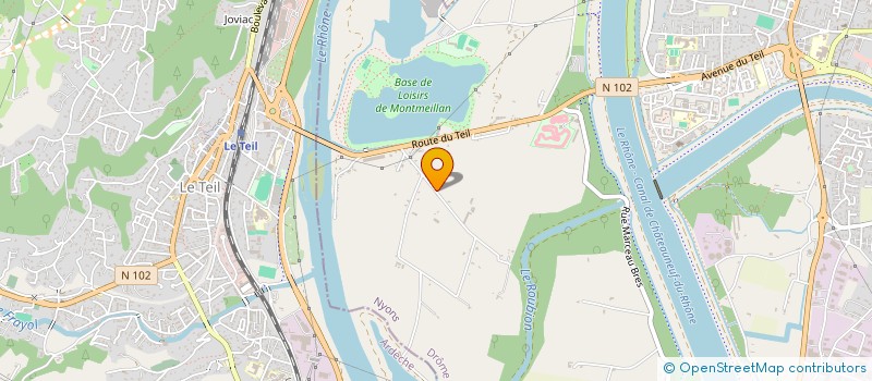 localisation de l'entreprise MADAME OCEANE PONTHIEU  MONTELIMAR