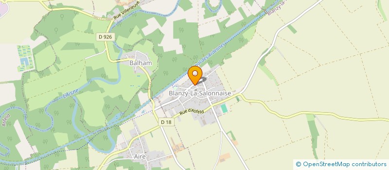 localisation de l'entreprise MADAME OCEANE PRIMOT  BLANZY-LA-SALONNAISE