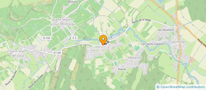 localisation de l'entreprise MADAME OCEANE PROVOST  MELLECEY