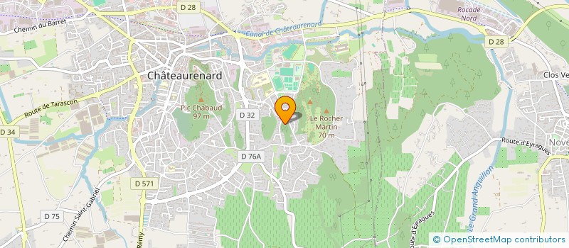 localisation de l'entreprise MADAME OCEANE QUEVA  CHATEAURENARD