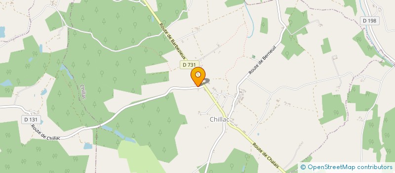 localisation de l'entreprise MADAME OCEANE RABOUTE  CHILLAC