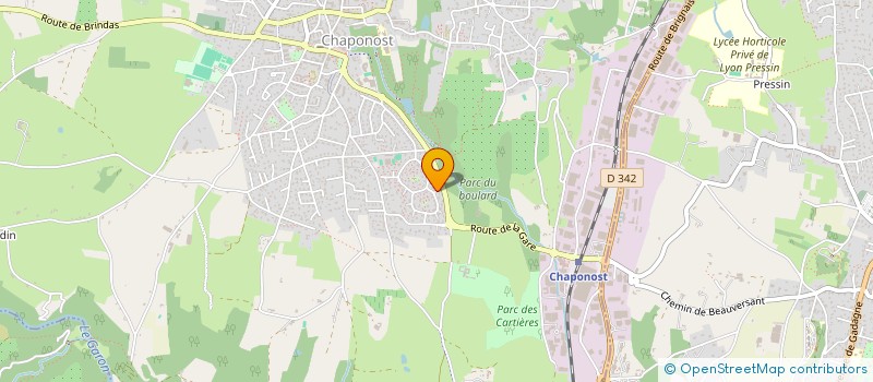 localisation de l'entreprise MADAME OCEANE RAKOTONDRANAHY  CHAPONOST