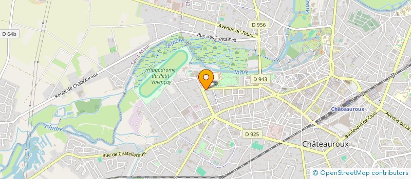 localisation de l'entreprise MADAME OCEANE RAPAZ  CHATEAUROUX