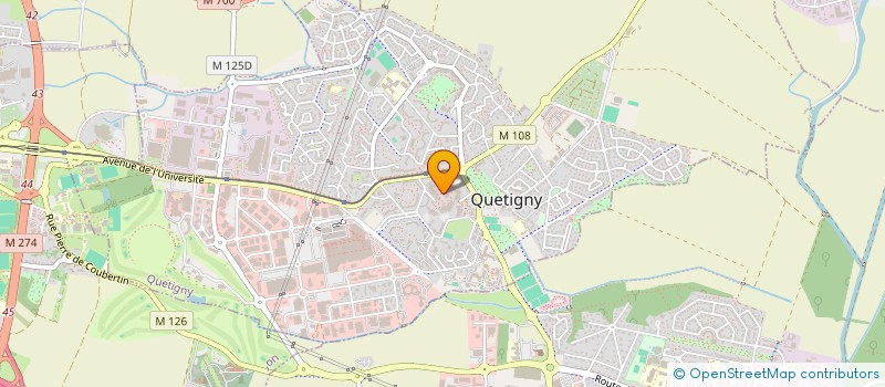 localisation de l'entreprise MADAME OCEANE RAVELET à QUETIGNY