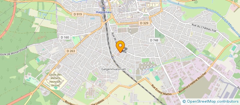 localisation de l'entreprise MADAME OCEANE REB  HAGUENAU