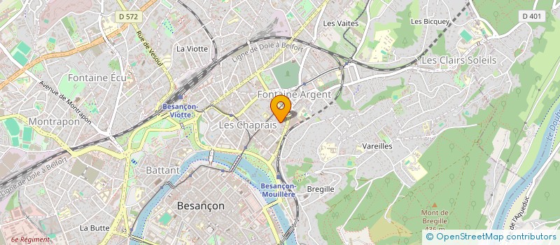 localisation de l'entreprise MADAME OCEANE REGAZZONI  BESANCON