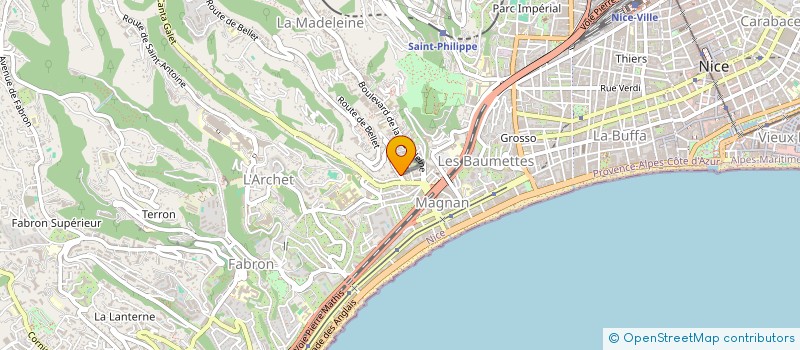 localisation de l'entreprise MADAME OCEANE REGNAUD à NICE